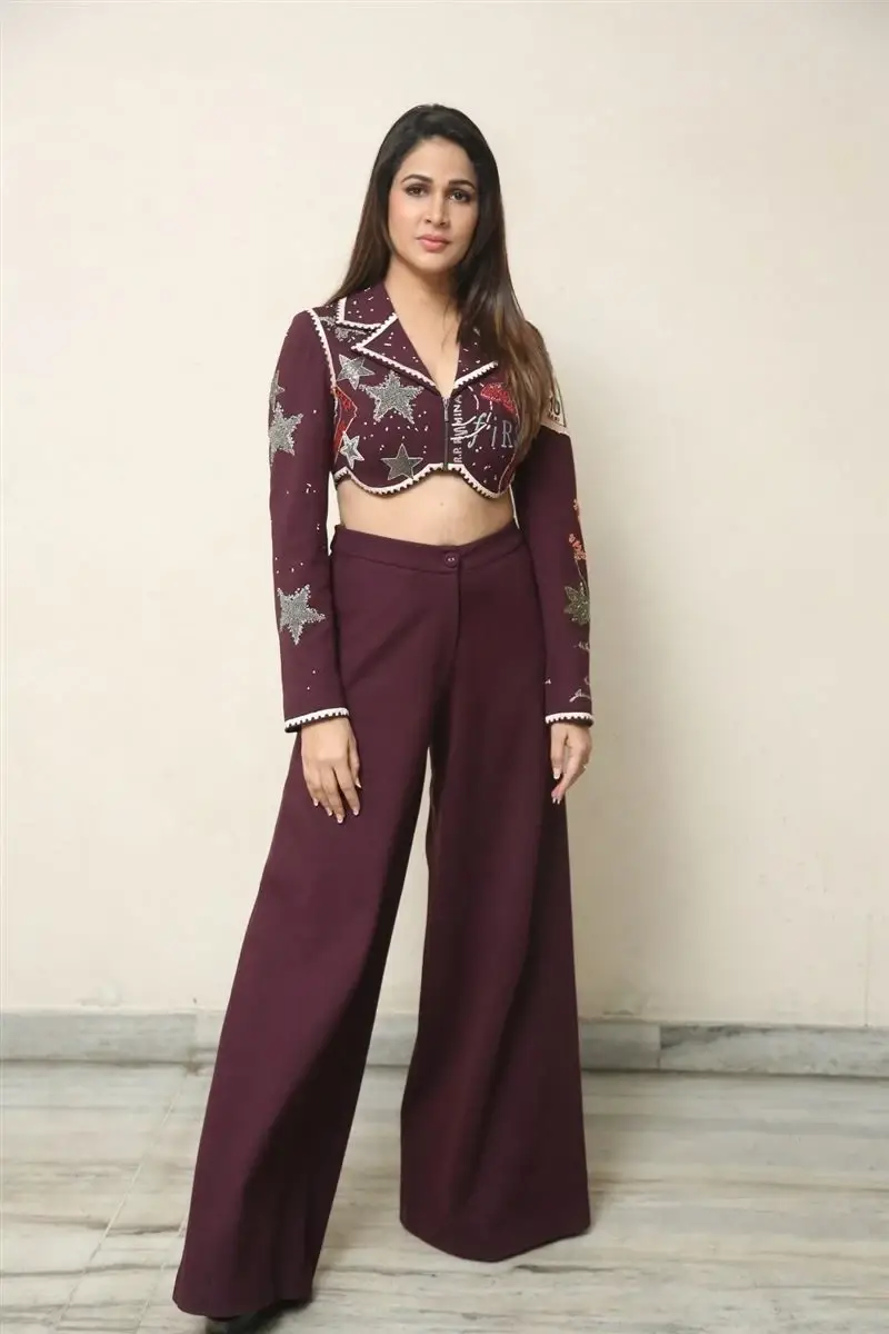 TELUGU ACTRESS LAVANYA TRIPATHI AT PULI MEKA WEB SERIES TRAILER LAUNCH 17